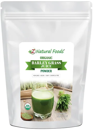 Miniatura 11 de Z Natural Foods Polvo de jugo de pasto de trigo orgánico, polvo superalimento para un envejecimiento saludable y digestión, ideal para jugos, yogur