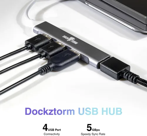 Miniatura 6 de HP USB-C Essential Dock G5 – Estación de acoplamiento multipuerto con USB-C, HDMI, DisplayPort, Ethernet Incluye base Dockztorm