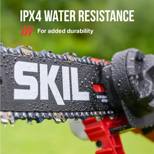 Miniatura 8 de SKIL PWR CORE 40 Kit de sierra de poste sin escobillas de 40 V 10 pulgadas con eje telescópico de más de 9 pies y cabeza en ángulo, incluye batería