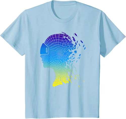 Miniatura 10 de Camiseta con diseño de auriculares de realidad virtual de VR Fans, Negro, S