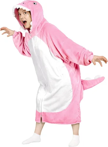 Miniatura 21 de Waitu Manta Ponible de Oso con Capucha, Divertidos Disfraces de Halloween, Regalos de Cumpleaños para Mujeres, Hombres, Niños y Niñas, Manta