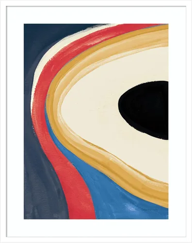 Miniatura 16 de Amanti Art Framed Wall Art Print 21x17 In the Groove II Retro by Danhui Nai, Abstract Wall Art, Modern Contemporary Decor, Small Poster Painting