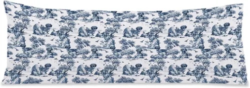 Miniatura 11 de Funda de almohada de cuerpo de 8 bolas con estampado de leopardo rojo a la moda, 20 x 54 pulgadas, decoración de habitación de guepardo, bota roja