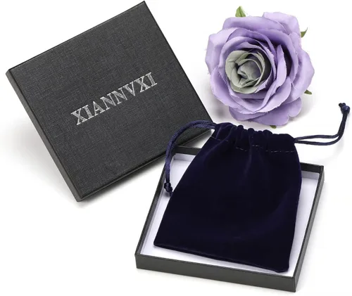 Miniatura 7 de XIANNVXI collar de piedras preciosas de cristal curativo con colgante de pirámide y cadena ajustable, joyería de cuarzo natural reiki para hombres