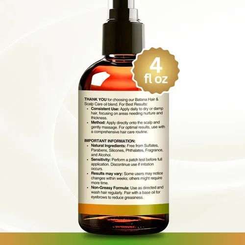 Miniatura 8 de SELFWISE Aceite de batana para el crecimiento del cabello con ricino de romero, 100% puro, orgánico, prensado en frío, sin refinar de Honduras por