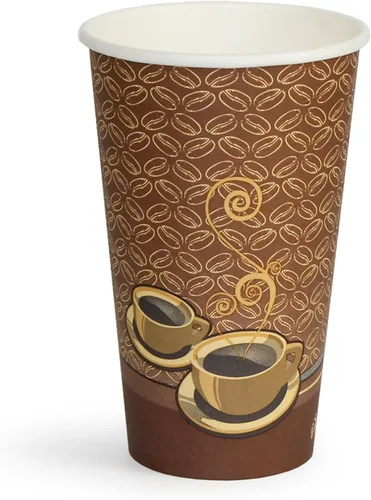 Miniatura 7 de PAMI Vasos de papel para café caliente de 8 onzas, [Paquete de 50], desechables, para llevar para bebidas calientes, vasos de papel de un solo uso
