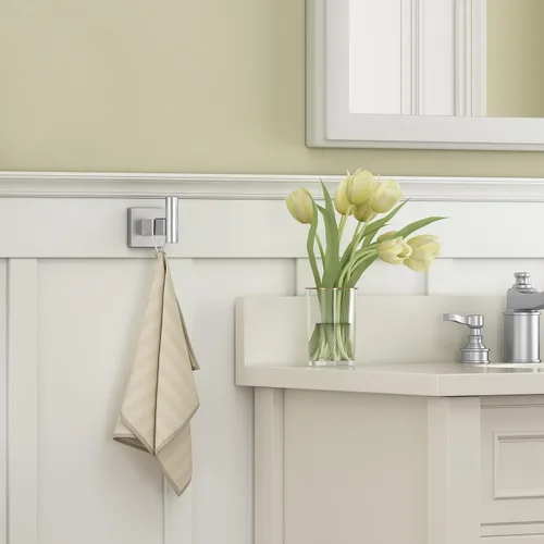 Miniatura 3 de Suyar Gancho para toallas de níquel cepillado, soporte para bata de baño, gancho de pared Acero inoxidable SUS304, montaje con tornillo Mate negro