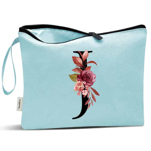 Miniatura 54 de Vavabox A-Z Bolsa de Maquillaje Personalizada, Regalos de Cumpleaños para Mujeres y Mamá, Regalos para la Mejor Amiga, Bolsa de Cosméticos
