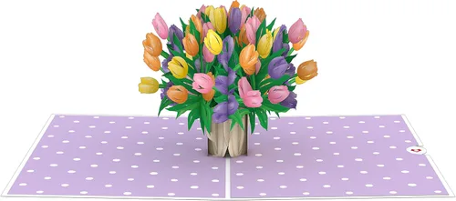 Miniatura 4 de Lovepop Flower Pop Up Cards - Tarjetas 3D, tarjetas de flores, tarjeta para mamá, tarjeta para esposa, tarjeta 3D, tarjeta para el día de la madre