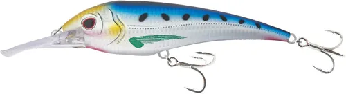 Miniatura 22 de Nomad Design DTX Minnow con sistema patentado Autotune - Acción de natación de pez cebo envejecido, BKK Diablo Caballa Rosa Caliente