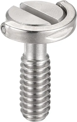 Miniatura 4 de uxcell Tornillo de trípode para cámara - Adaptador de tornillo de montaje macho de 1/4 pulgadas ranurado de 0.79 pulgadas de longitud para soporte