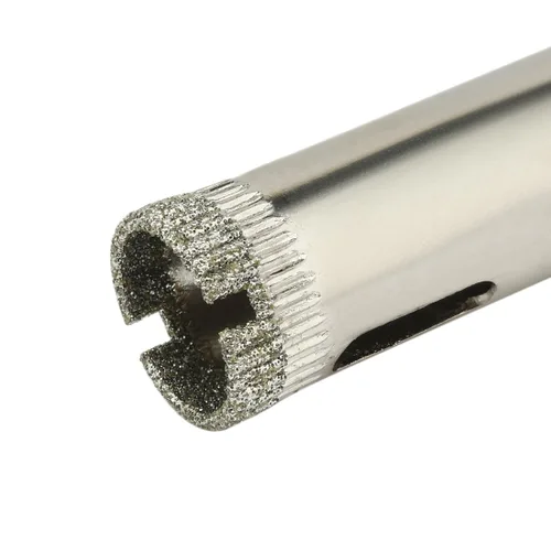 Miniatura 5 de uxcell 5 unids 0.551 in diamante recubierto agujero sierra brocas para vidrio cerámica azulejos mármol roca porcelana botellas ollas ladrillo