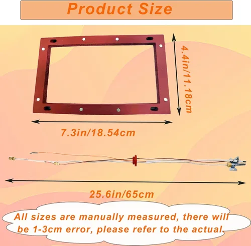 Miniatura 8 de SP20075, SP20305A - Kit de repuesto para piloto e encendedor, compatible con GE, Richmond, Rud, Rheem, piezas de calentador de agua a gas natural