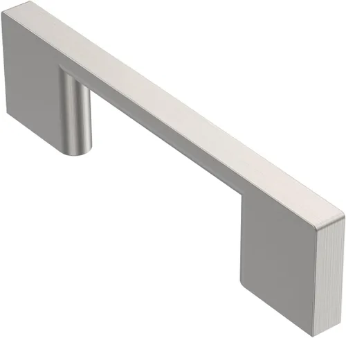 Alzassbg AL3051SN - Paquete de 10 tiradores de gabinete de níquel satinado cepillado, 3 pulgadas (2.992 in), tiradores rectangulares para gabinetes,
