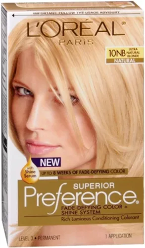 Miniatura 32 de L'Oreal Paris Superior Preference Fade-Defying + Shine - Tinte permanente para el cabello, rubio rosado medio 8RB, paquete de 1, tinte para el 8RB
