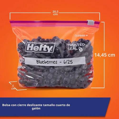 Miniatura 6 de Hefty - Bolsas de almacenamiento con cierre