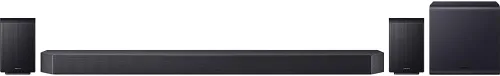 Miniatura 3 de Samsung Barra de sonido de la serie Q HW-Q990F 11.1.4 canales Subwoofer + Altavoz trasero (2025) Paquete Q-Symphony con Paquete de protección