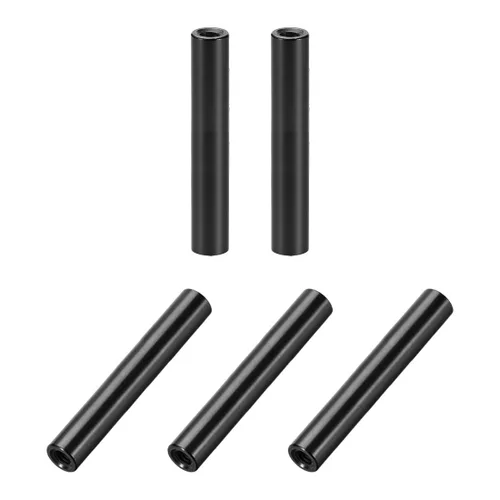Miniatura 5 de uxcell 5 unids M3x30mm redondo aluminio Standoff columna espaciador hembra para drone FPV Quadcopter Racing RC multirotors piezas DIY plateado