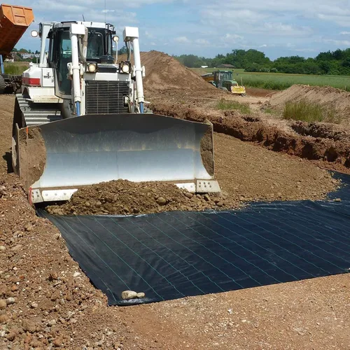 Miniatura 7 de Tela de entrada de 6 x 300 pies, barrera comercial contra malezas, tela resistente de 3.5 onzas para carretera, drenaje francés, control de erosión