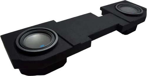 Miniatura 12 de American Sound Connection Compatible con 2002-2018 Dodge Ram Quad o Camioneta Crew Alpine Tipo S S-W10D2 Caja de Subwoofer Dual de 10" con Con