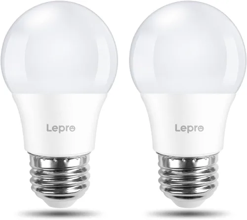 Lepro Bombilla LED para refrigerador, equivalente a 40 W, resistente al agua, repuesto para Frigidaire, bombillas de congelador no regulables de luz