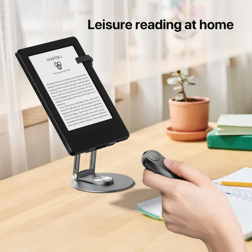 Miniatura 3 de Volteador de página con control remoto RF para Kindle Paperwhite, Oasis, eReaders Kobo, disparadores remotos para grabación de video y cámara, Negro