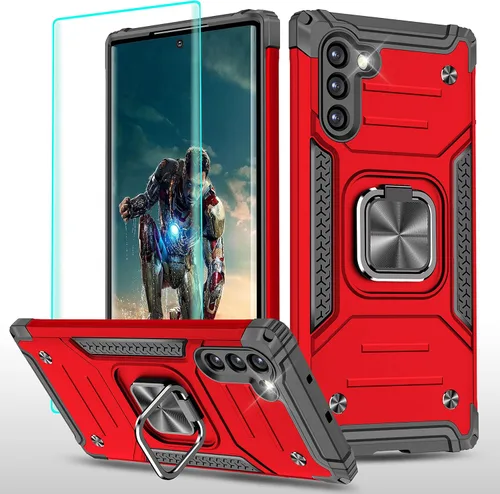 Miniatura 36 de YmhxcY Funda para Galaxy Note 8, funda para Galaxy Note 8 con protector de pantalla curvado 3D, fundas de grado armadura con soporte giratorio