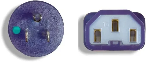 Miniatura 2 de Cablelera Cable de alimentación de grado hospitalario norteamericano 18AWG 6ft (ZWACPCAY-06)