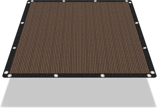 Miniatura 19 de EMERIT 90% Tela de sombra para patio, jardín, pérgola, toldo con ojales (gris, 10 x 14 pies)