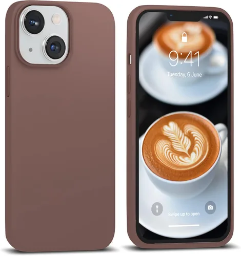 Miniatura 26 de IceSword Funda compatible con iPhone 13 Mini, color morado clavo, fundas de silicona para teléfono, ultra delgada, protección a prueba de golpes