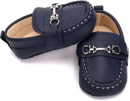 Miniatura 4 de LONSOEN Mocasines para bebés y niños y niñas, Mocasín