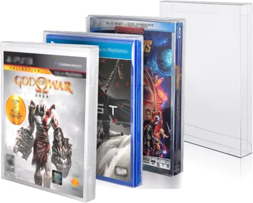 Miniatura 11 de EVORETRO Protector de caja de juegos para Sega CD, Saturn y Sony PS1 Longbox Games – 0.016 in de grosor a granel bolsas de juegos de cajas