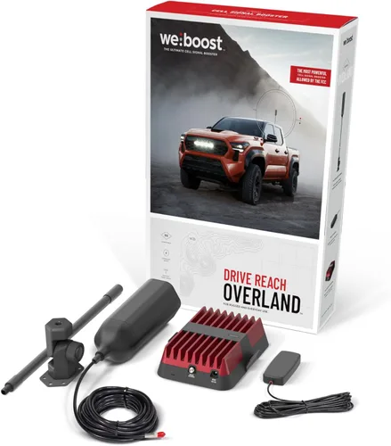 weBoost Drive Reach Overland - Amplificador de señal de teléfono celular para vehículos todoterreno | Impulsa 5G y 4G LTE para todos los operadores