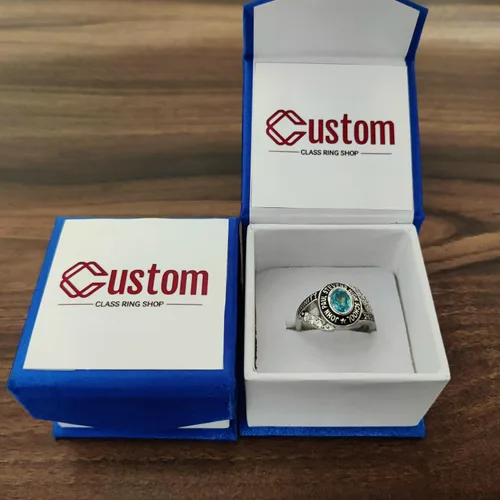Miniatura 3 de Joyería de anillo de clase escolar personalizada para mujer en silver925