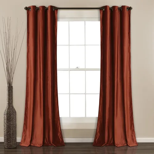 Miniatura 15 de Lush Decor Prima Velvet Sólido - Par de paneles de cortinas para ventana con ojales de filtrado de luz, 95" L x 38" A, Negro