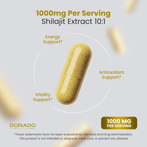 Miniatura 4 de Cápsulas de Shilajit con más de 85 oligoelementos (Suministro para 75 días, 1000mg de extracto por porción) Shilajit del Himalaya para hombres