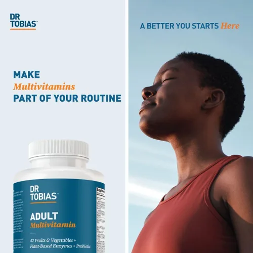 Miniatura 8 de Multivitamínico Dr. Tobias para mujeres y hombres, acelerador de disponibilidad bio, con ingredientes de comida integral y hierbas, minerales