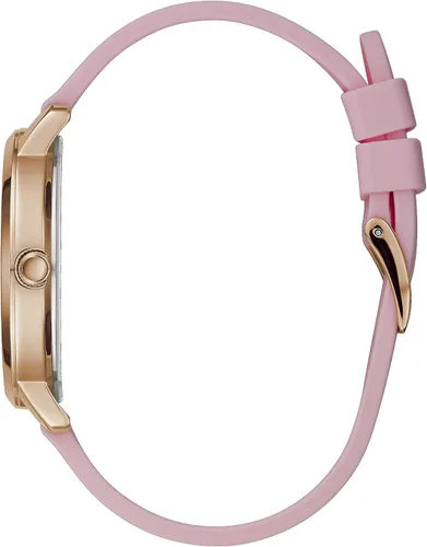 Miniatura 2 de Guess Nova - Reloj analógico de cuarzo para mujer con pulsera de silicona W1210L3 Rosa Reloj de cuarzo