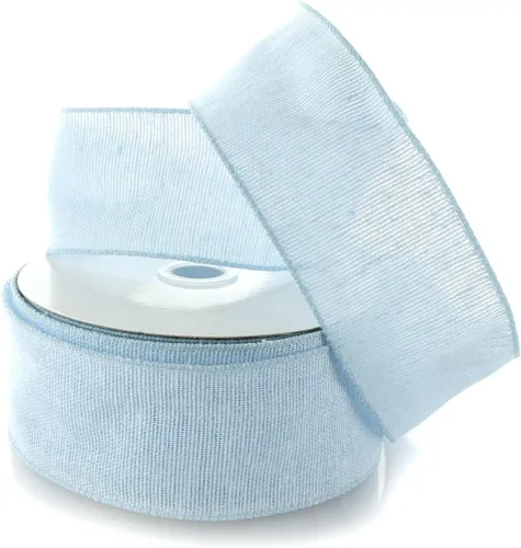Miniatura 9 de Ribbon Traditions 815 - Cinta de arpillera con cable de 2.5 pulgadas, color crema, 10 yardas