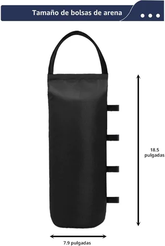 Miniatura 2 de IALNAI Pesos de toldo de 112 libras, bolsas de arena para toldo, publicidad al aire libre, tienda de campaña fija y resistente al viento, tienda