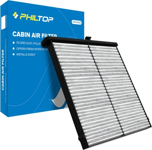 Miniatura 10 de PHILTOP Filtro de aire de cabina, reemplazo para CF10285 CP285 4Runner Camry Corolla Tundra Highlander Avalon Prius Sequoia IS250 RX350, Filtro