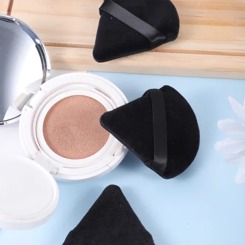 Miniatura 6 de Pimoys - 15 esponjas suaves en forma de triángulo para polvo, esponjas cosméticas de terciopelo para polvo suelto, esponjas para maquillaje facial