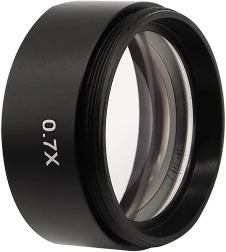 Miniatura 5 de WD165 0.5X 0.7X 1.0X 2.0X Objetos Auxiliares Lente Microscopio Lente de cámara para Trinocular Estéreo Zoom Microscopio Barlow Lente de vidrio