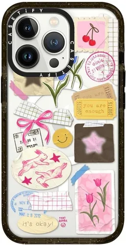 Miniatura 24 de CASETiFY Impact - Funda para iPhone 13 [protección contra caídas de 6.6 pies/compatible con Magsafe] Black Kingsnake, color negro transparente