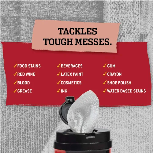 Miniatura 5 de Tub O' Towels Toallitas de limpieza para alfombras, alfombras y tapicería, removedor de manchas extra fuerte, poder de lucha contra los olores