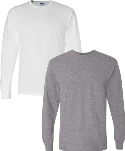 Miniatura 40 de Gildan - Camiseta DryBlend de manga larga para adulto, estilo G8400, paquete de 2