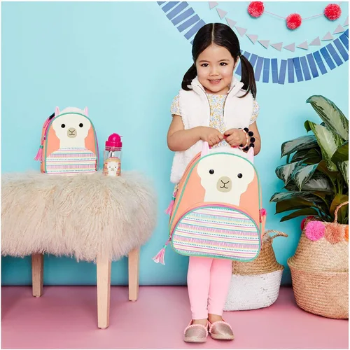 Miniatura 7 de Skip Hop - Mochila para preescolar, colección Zoo, para niños pequeños de 3 a 4 años, diseño de llama
