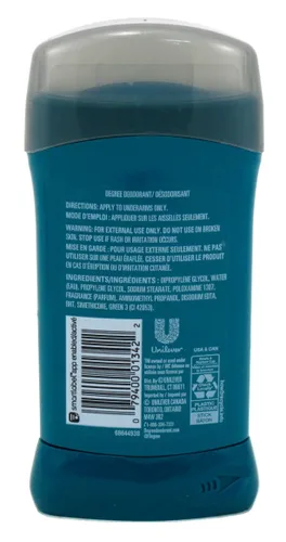 Miniatura 2 de Degree Desodorante de 3 onzas para hombre Time Released Intense Sport, 3 onzas (paquete de 2)