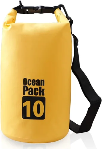 Miniatura 13 de Bolsa seca flotante impermeable Bear Outdoor, para canotaje, kayak, senderismo, snowboard, acampada, rafting, pesca y excursionismo Negro