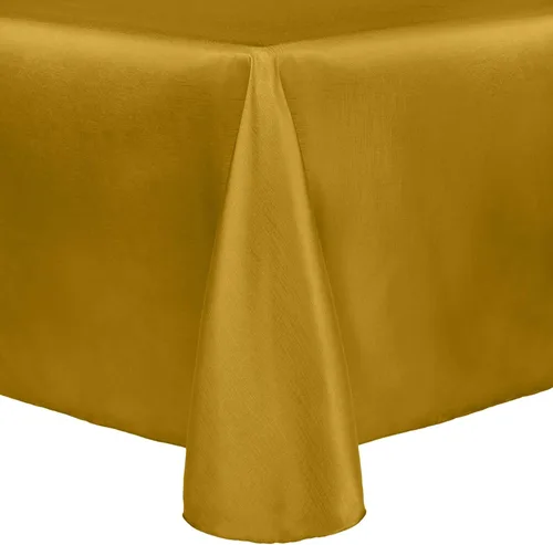 Miniatura 43 de Ultimate Textile Majestic - Mantel ovalado reversible Shantung Satin (72 x 120 pulgadas), color amarillo claro
